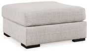 Ashley® Larce - Stone - Oversized Accent Ottoman | Meri Furniture