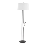 Shadow Contemporary Floor Lamp - Black / White