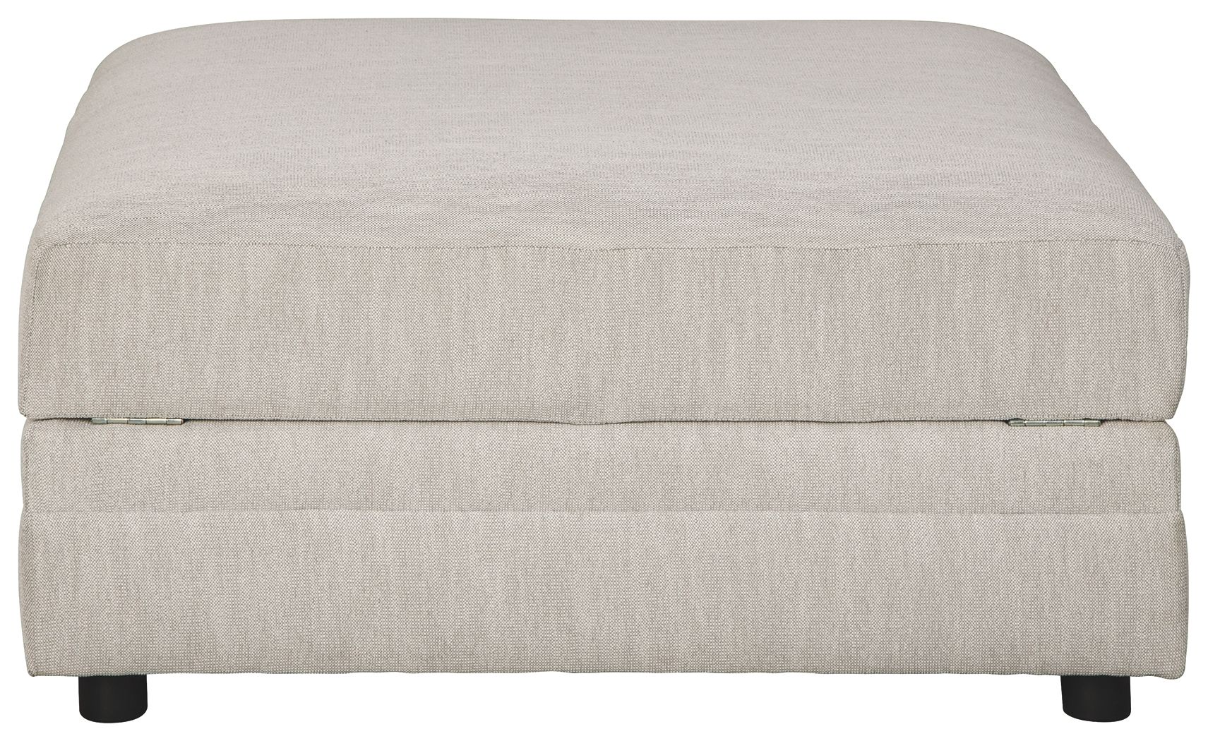 Ashley Furniture Neira - Fog - Ottoman With Storage | Meri Furniture
