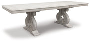 Signature Design by Ashley® Arlendyne - Antique White - Dining Extension Table | Meri Furniture