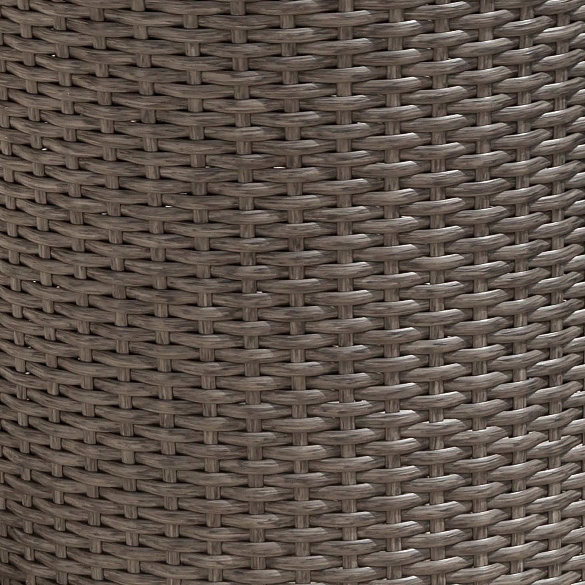 Barrel Side Table With Handcrafted Details