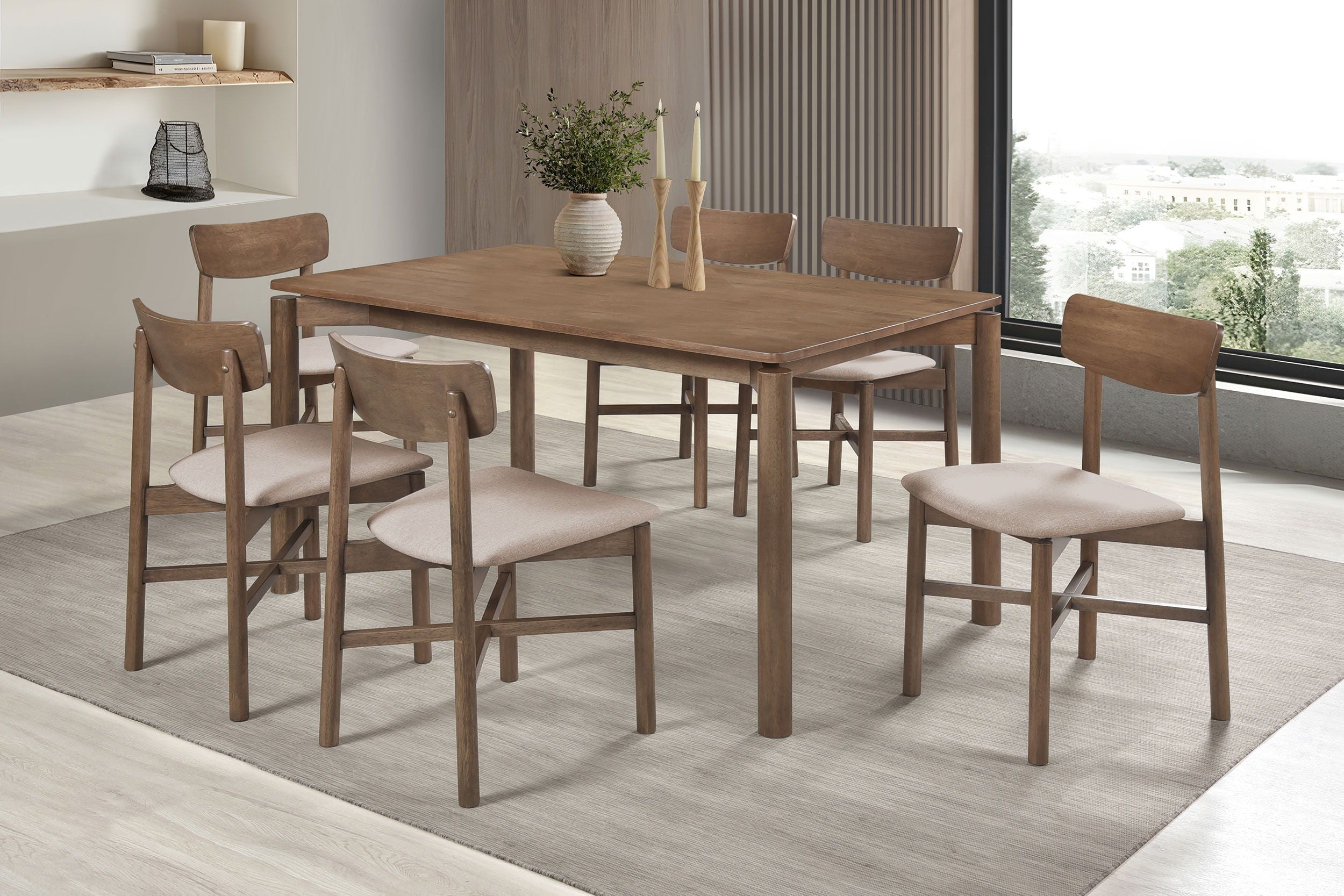 Coaster Fine Furniture Parkridge - Wood Dining Set | Meri Furniture