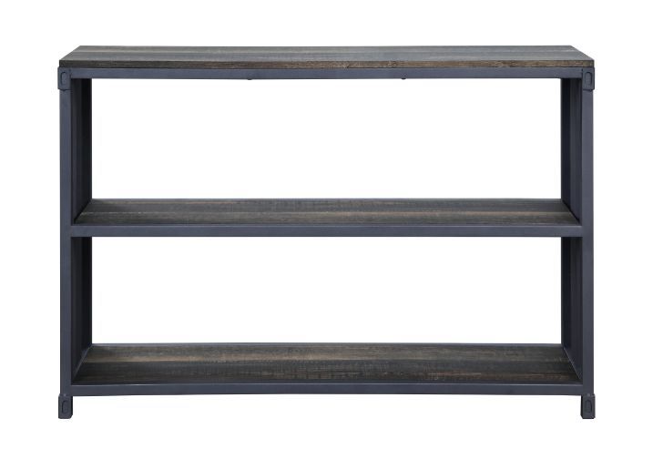 ACME Cargo - Bookshelf - Weathered Oak & Gunmetal Finish | Meri Furniture