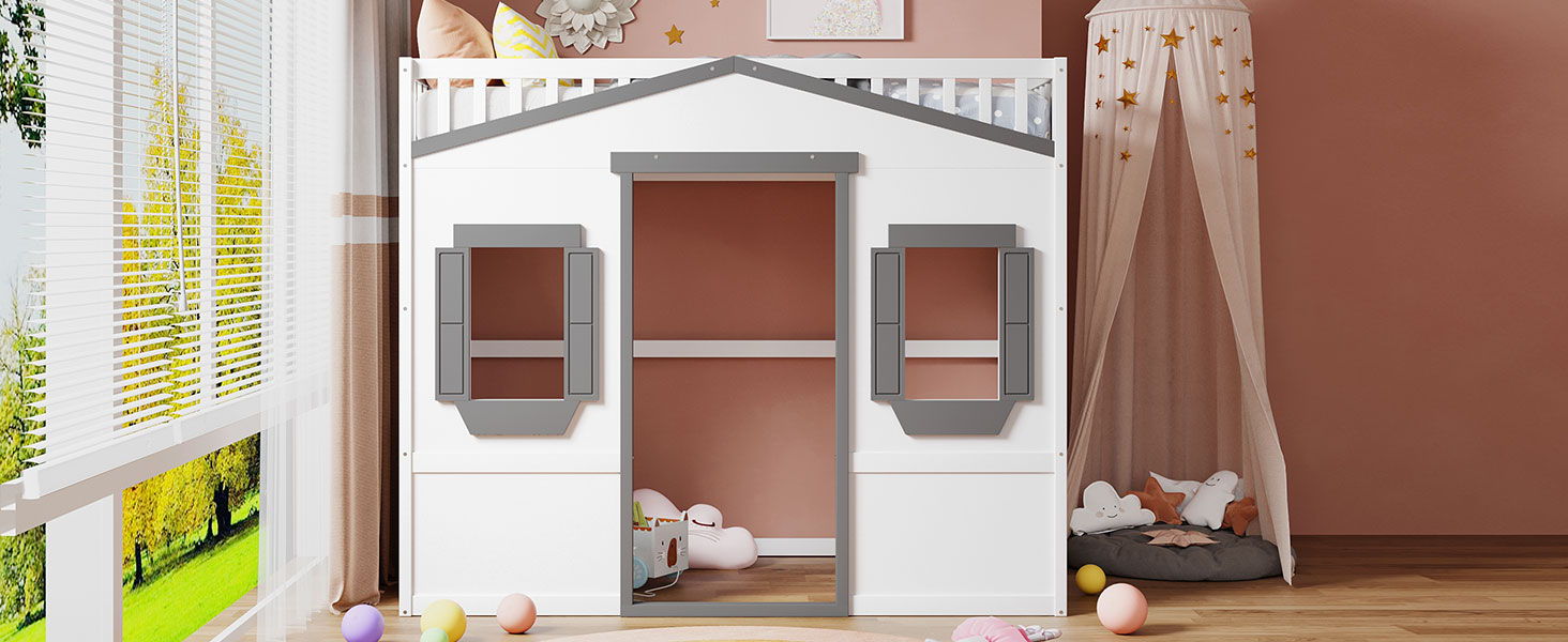 Elegant House Loft Bed With Ladder