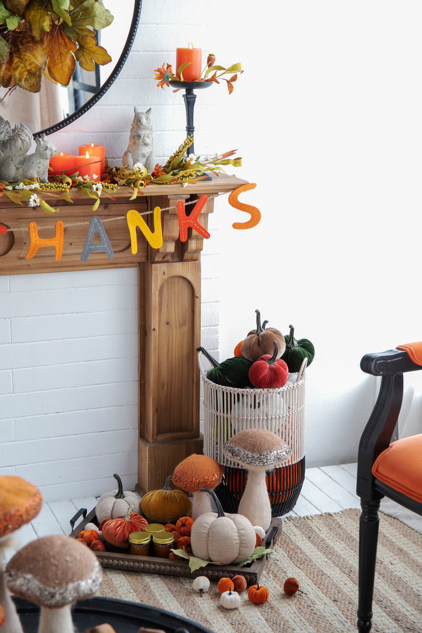 Weighted Pumpkin Ornament Decor For Holiday Harvest Festival Fall Festival & Thanksgiving