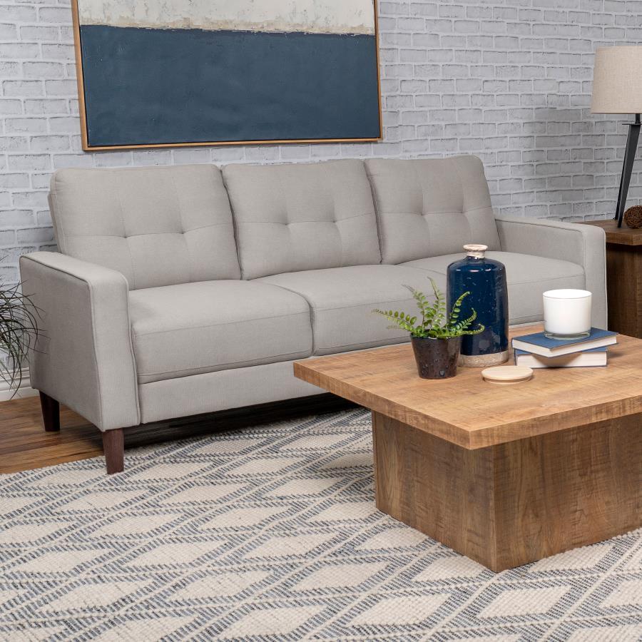 Coaster Fine Furniture Bowen - Upholstered Track Arm Tufted Sofa | Meri Furniture