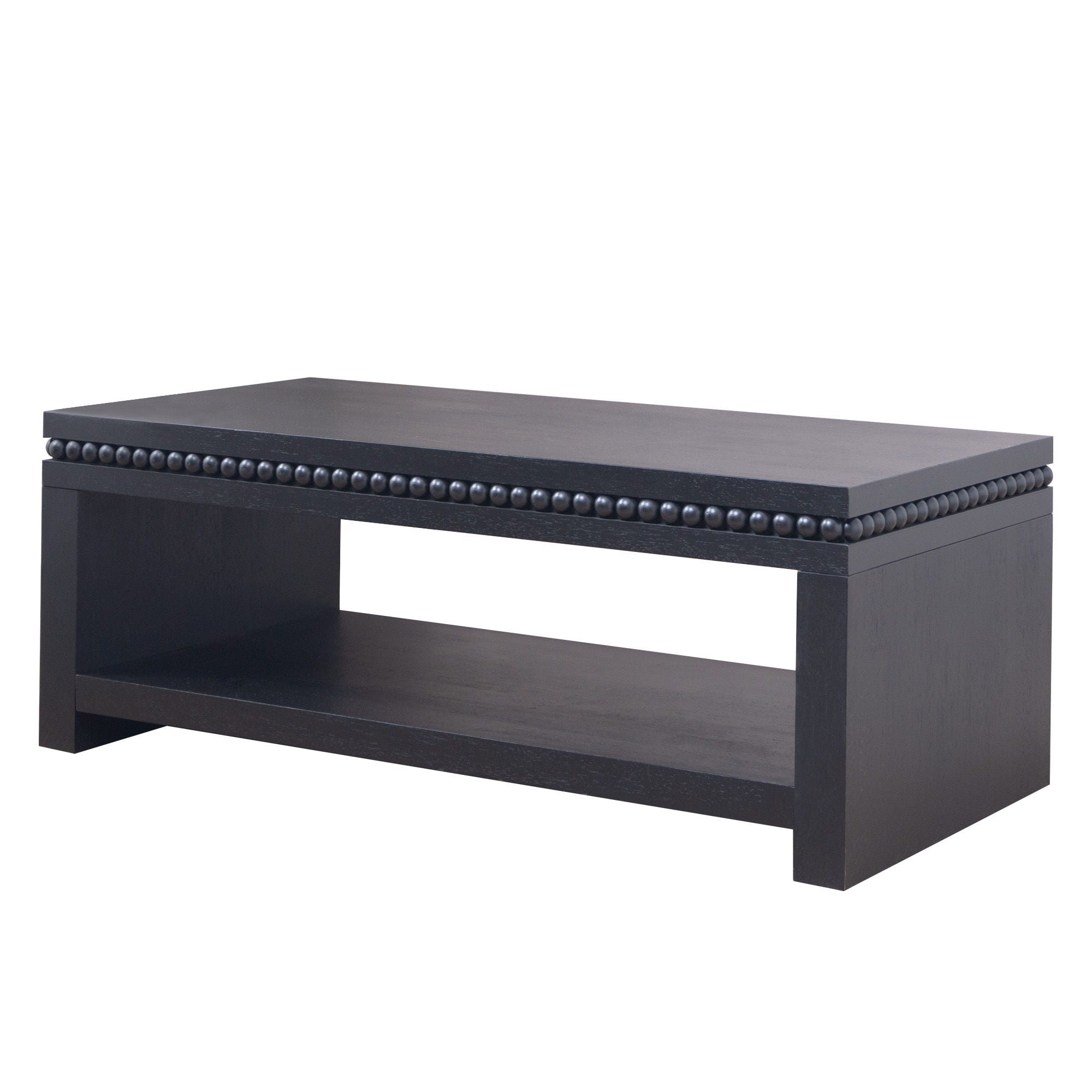 Modern Coffee Table With Beaded Trim