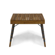 Outdoor Wooden Foldable Side Table - Teak