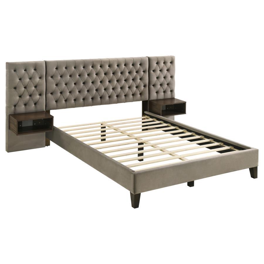 Coaster Fine Furniture Marley - Upholstered Wall Panel Bed | Meri Furniture