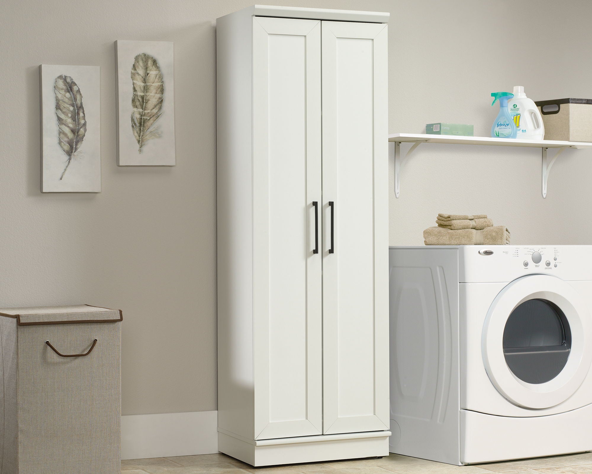Storage Cabinet in Soft White