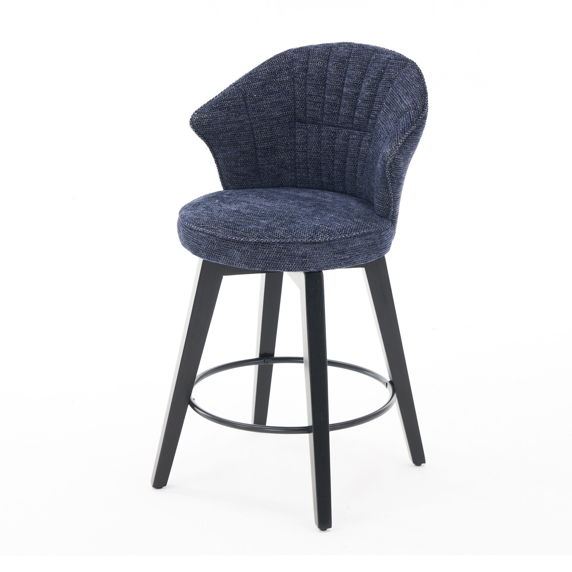 Wing Back Swivel Bar Stools (Set of 2)