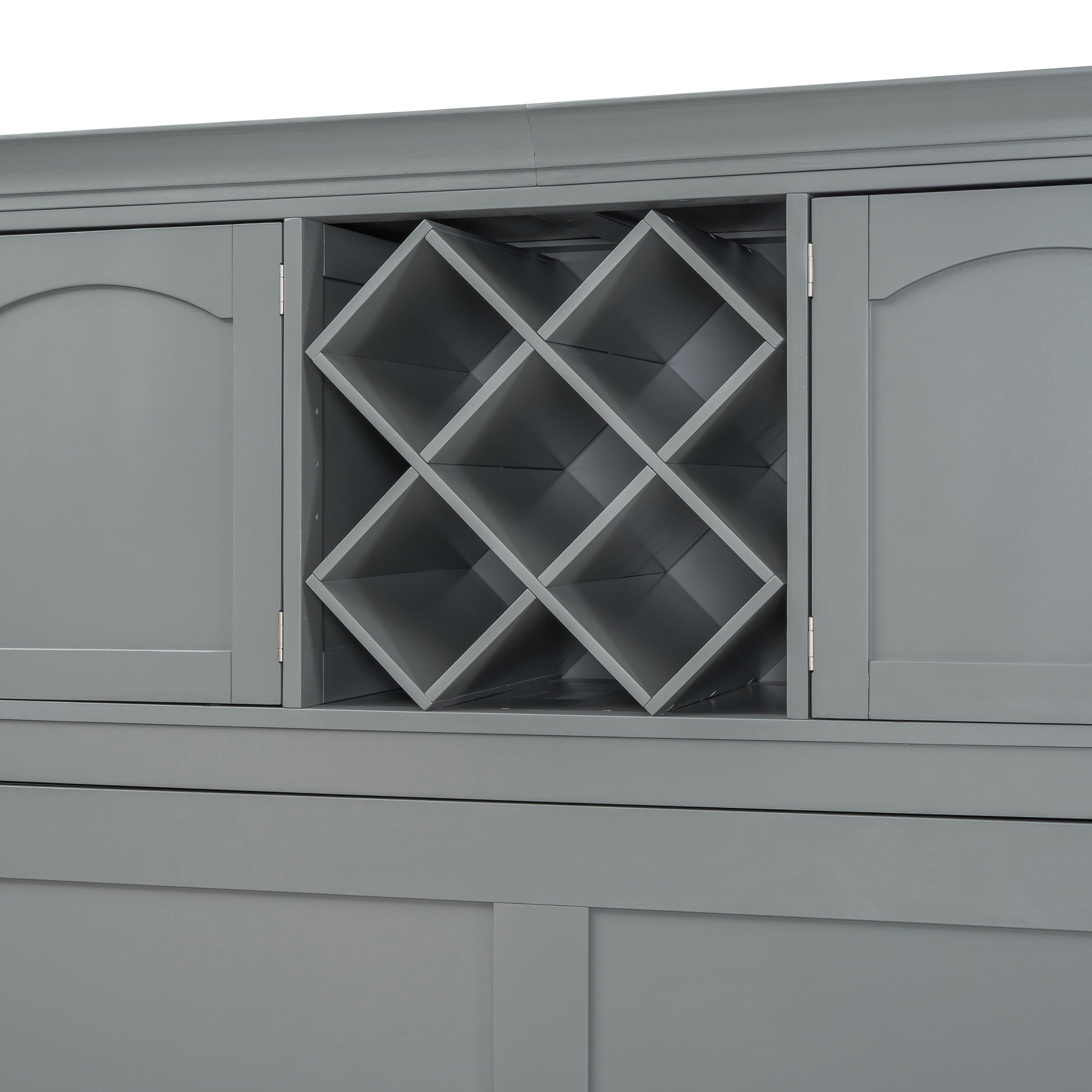 Murphy Wall Bed With Top Cabinets & Wine Rack