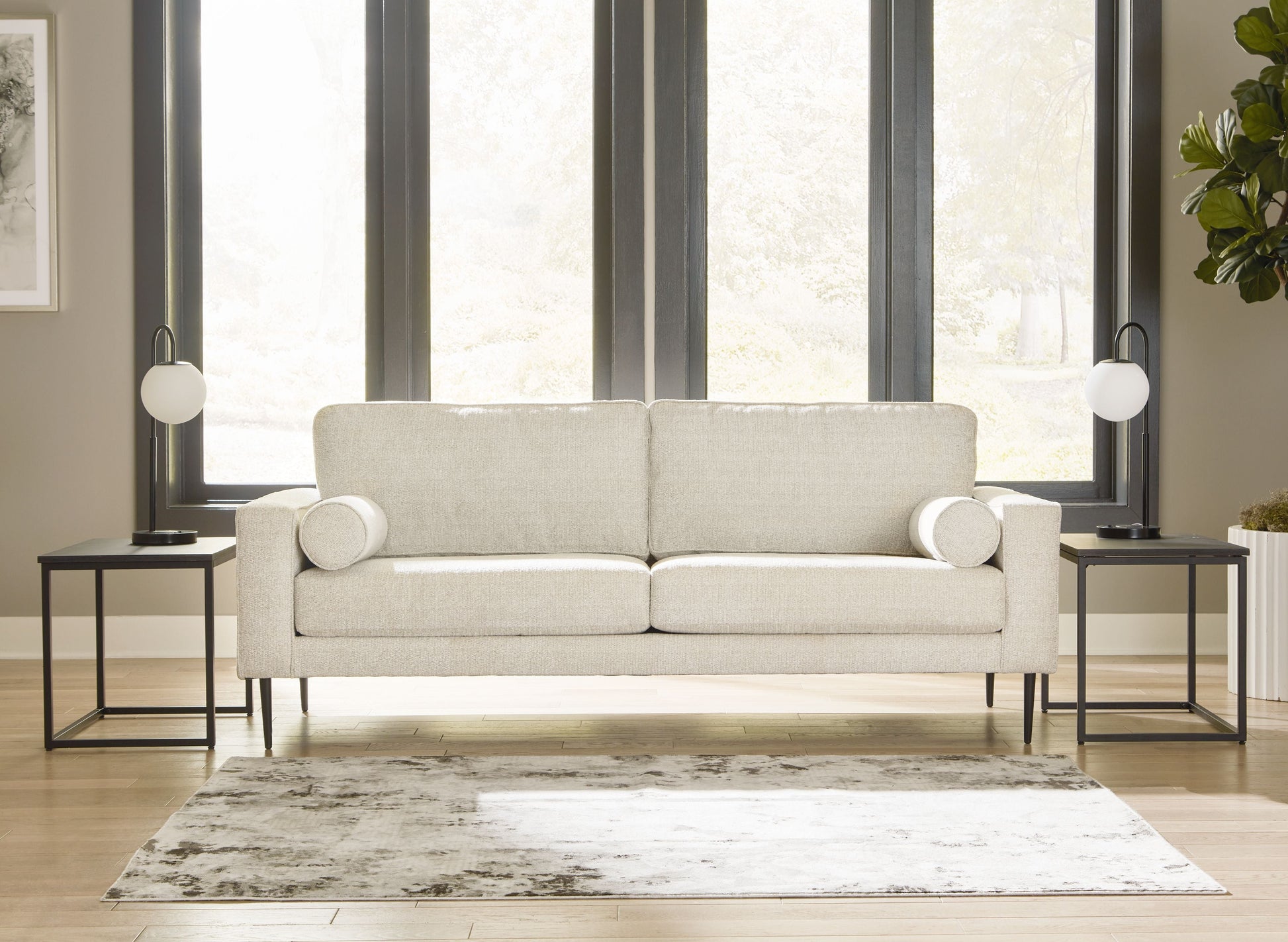 Signature Design by Ashley® Hazela - Sandstone - Sofa | Meri Furniture