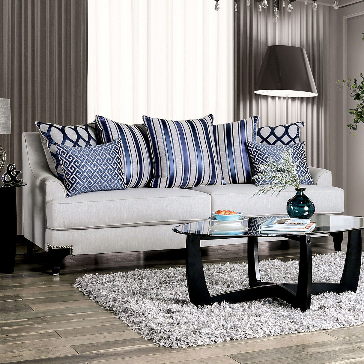 Furniture of America Sisseton - Sofa | Meri Furniture