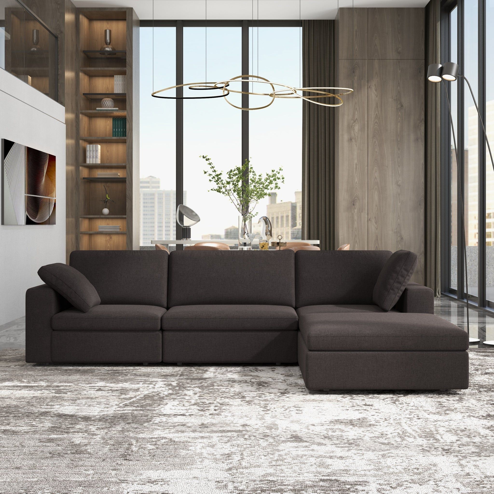 Cecilia - Modular Corner Sectional Modern Sofa