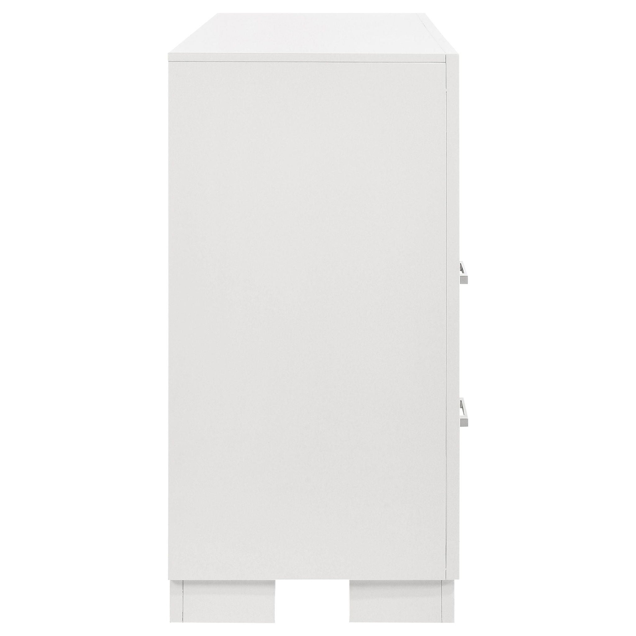 Jessica 6-drawer Dresser Snow White