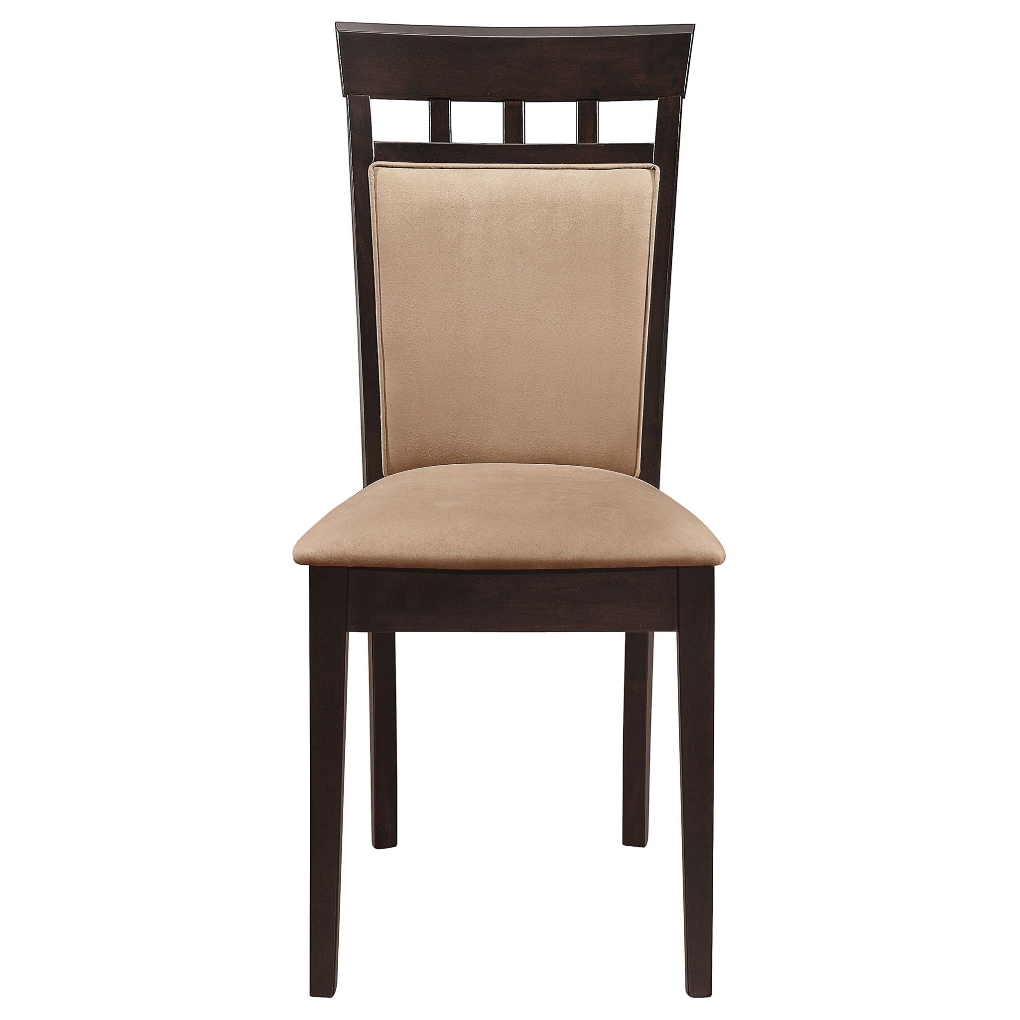 Gabriel - Oval 7 Piece Dining Set With Chairs - Cappuccino