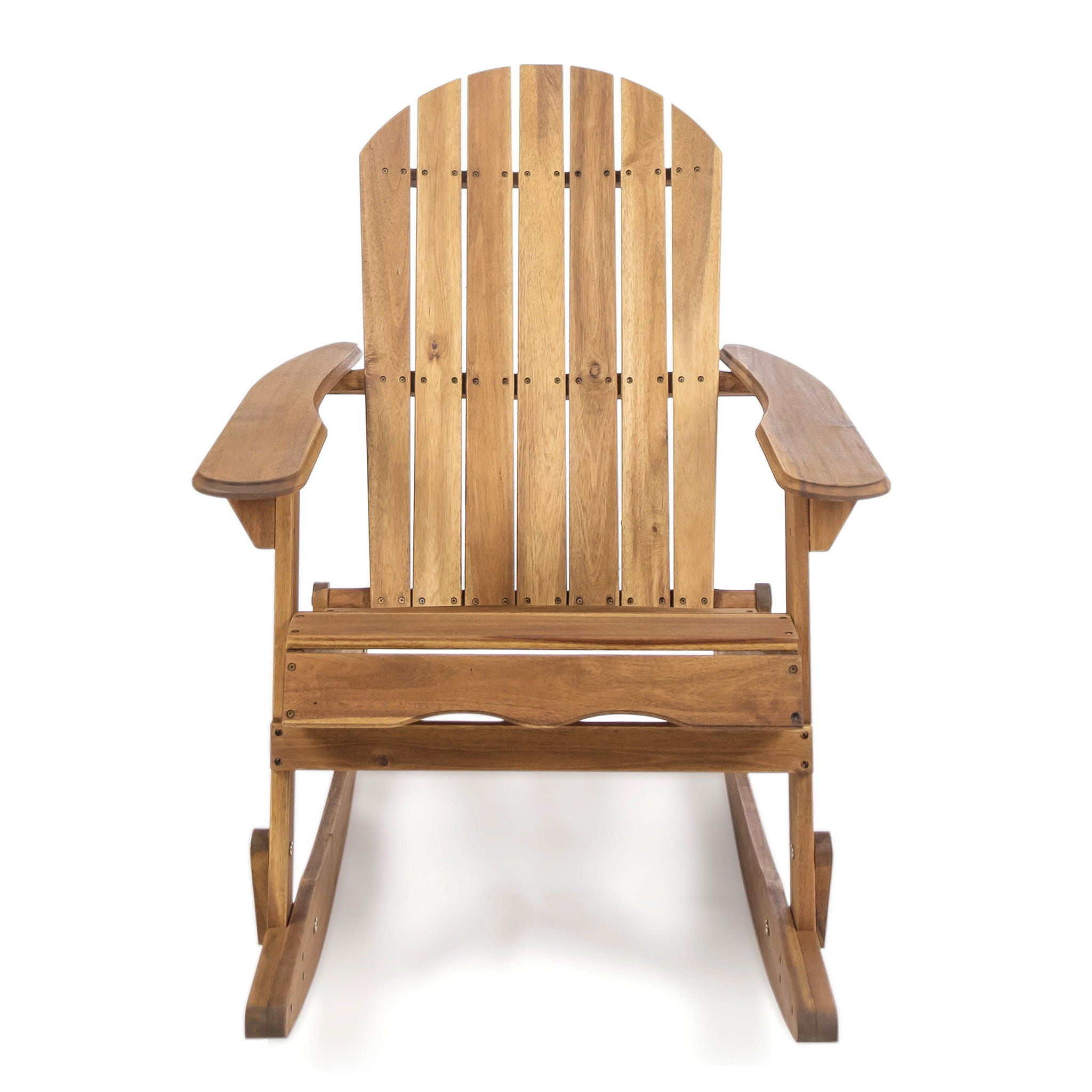 Outdoor Adirondack Rocking Chair With Hand Crafted Details