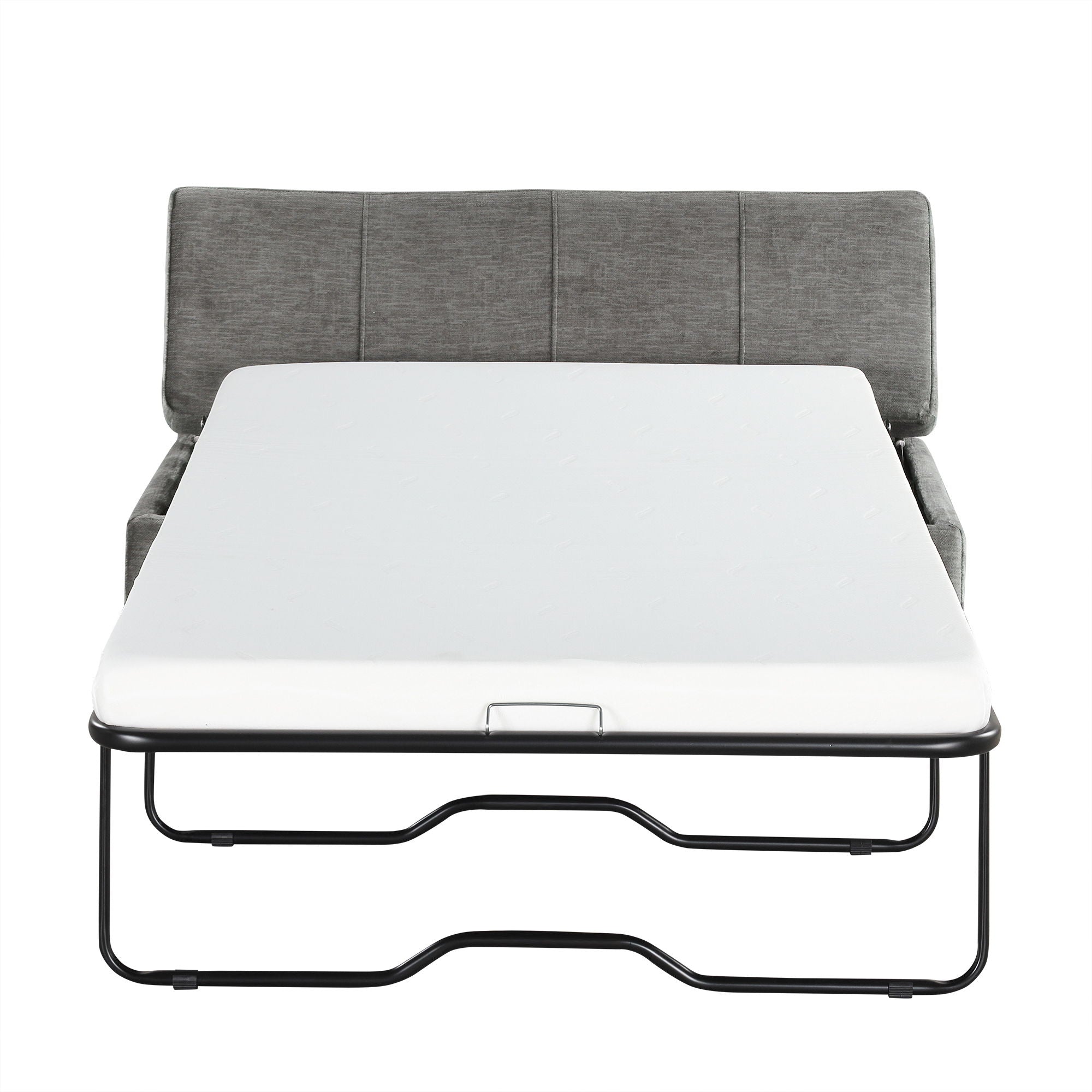 Twin Size Folding Ottoman Sleeper Bed With Mattress Convertible Guest Bed