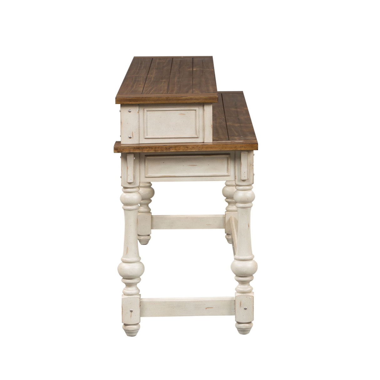 Liberty Furniture Morgan Creek - Console Bar Table - White | Meri Furniture