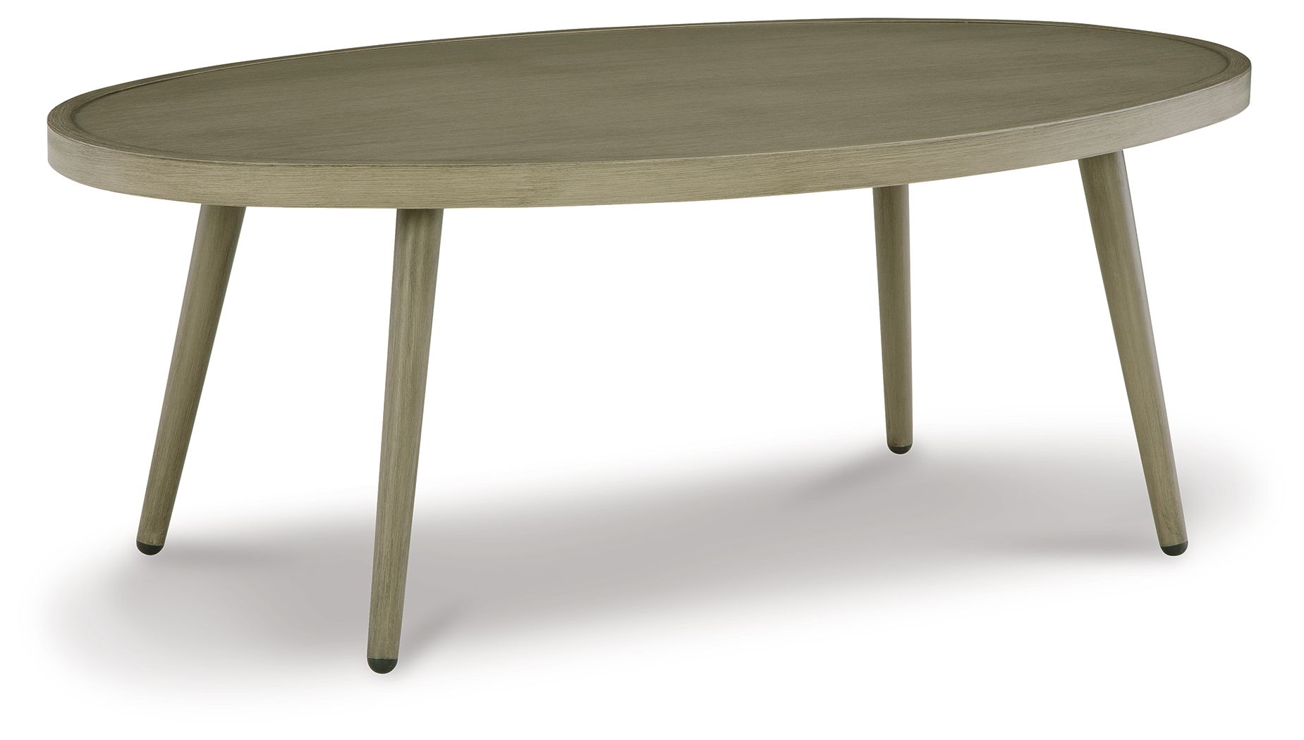 Signature Design by Ashley® Swiss Valley - Beige - Oval Cocktail Table | Meri Furniture