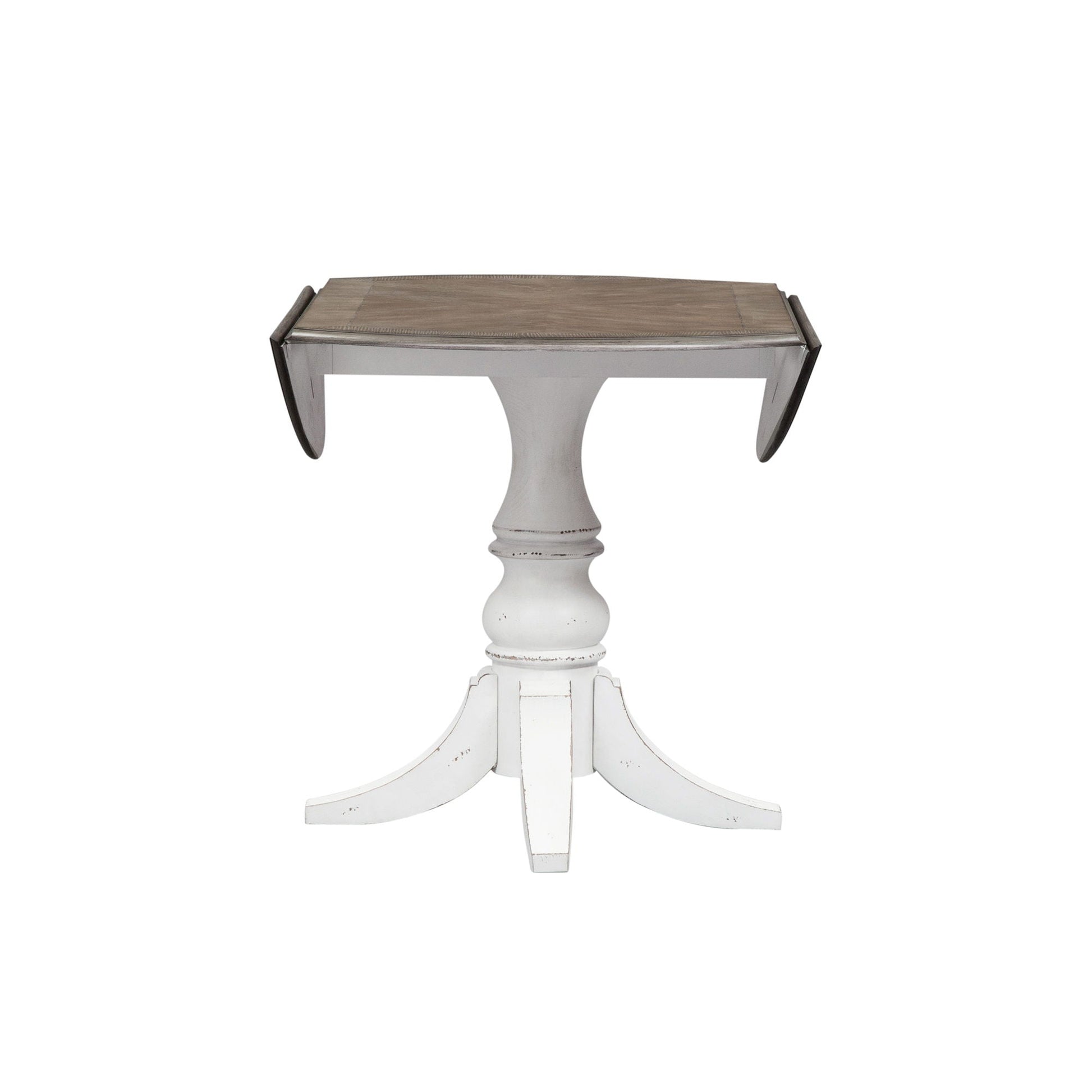 Liberty Furniture Magnolia Manor - Drop Leaf Table - White | Meri Furniture