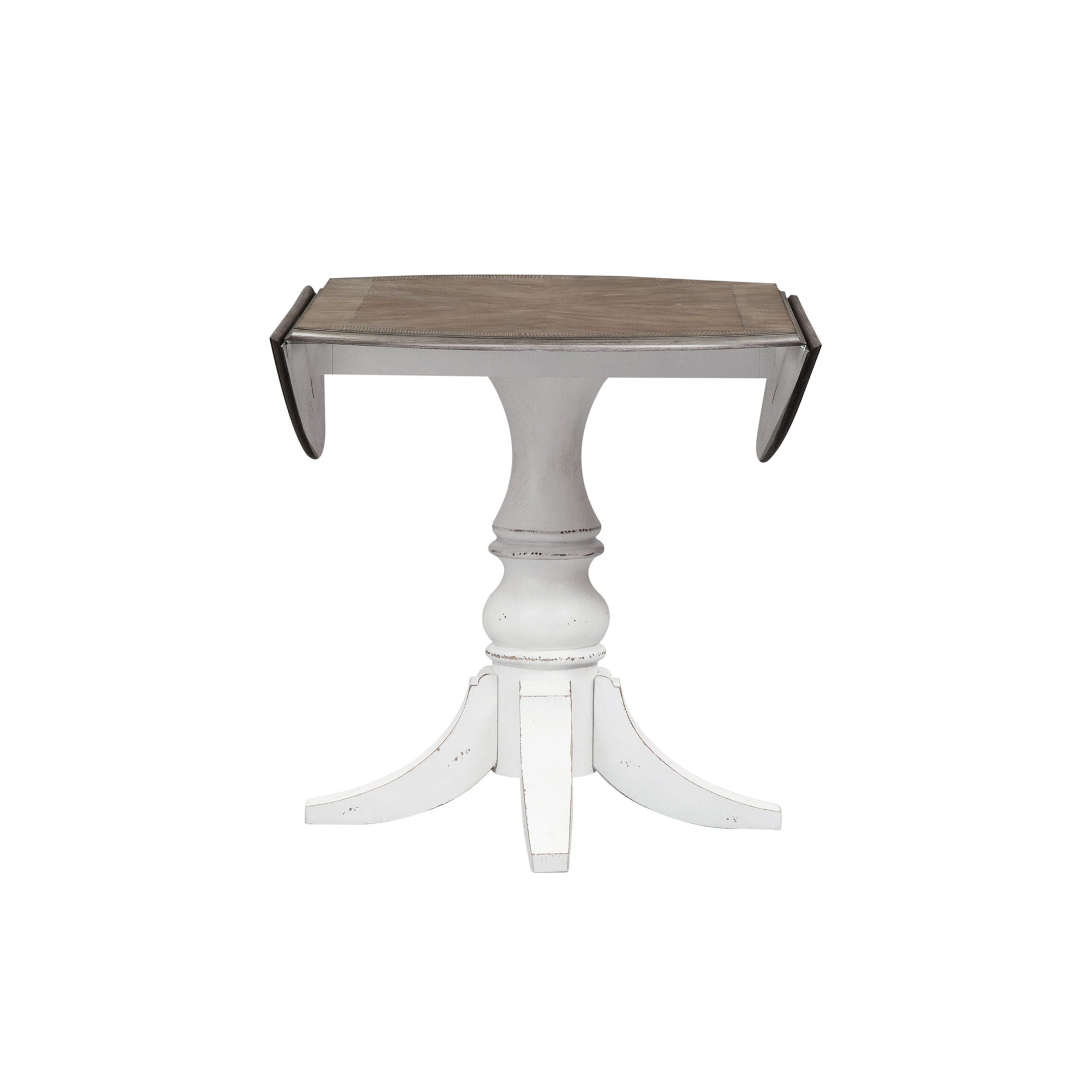 Liberty Furniture Magnolia Manor - Drop Leaf Table - White | Meri Furniture