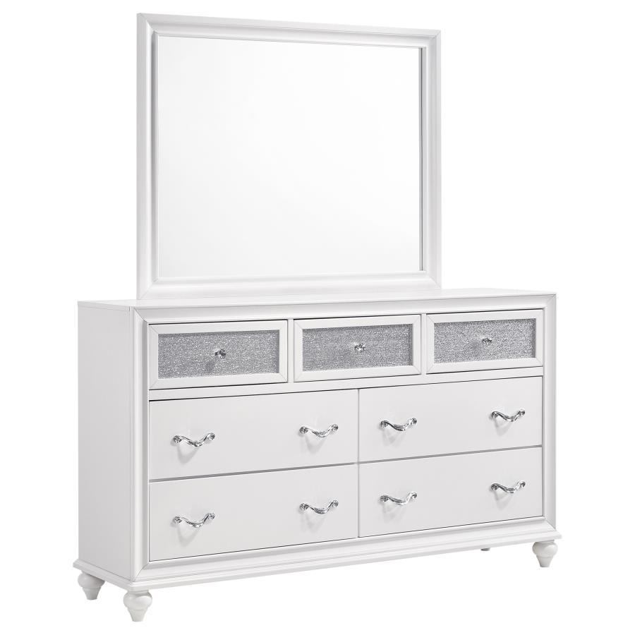 Coaster Fine Furniture Barzini - 7-drawer Dresser With Mirror | Meri Furniture