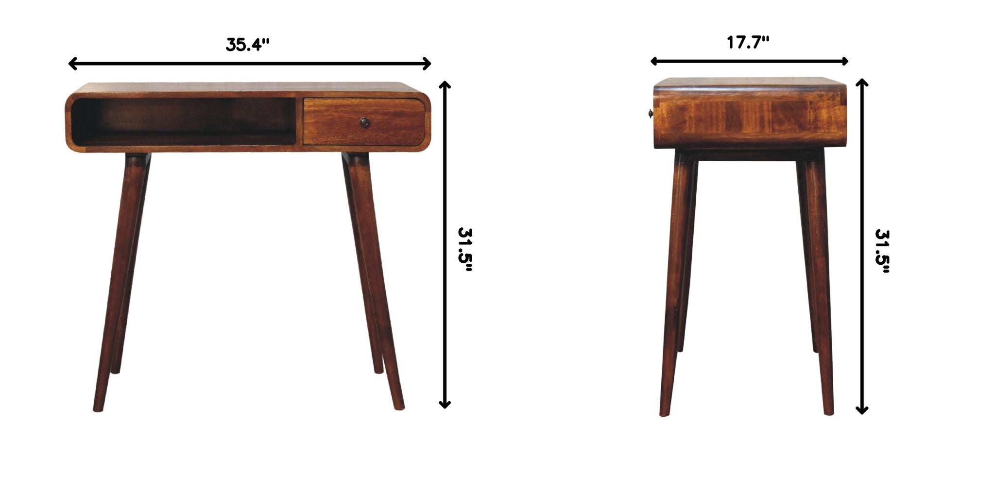 Curved Writing Desk