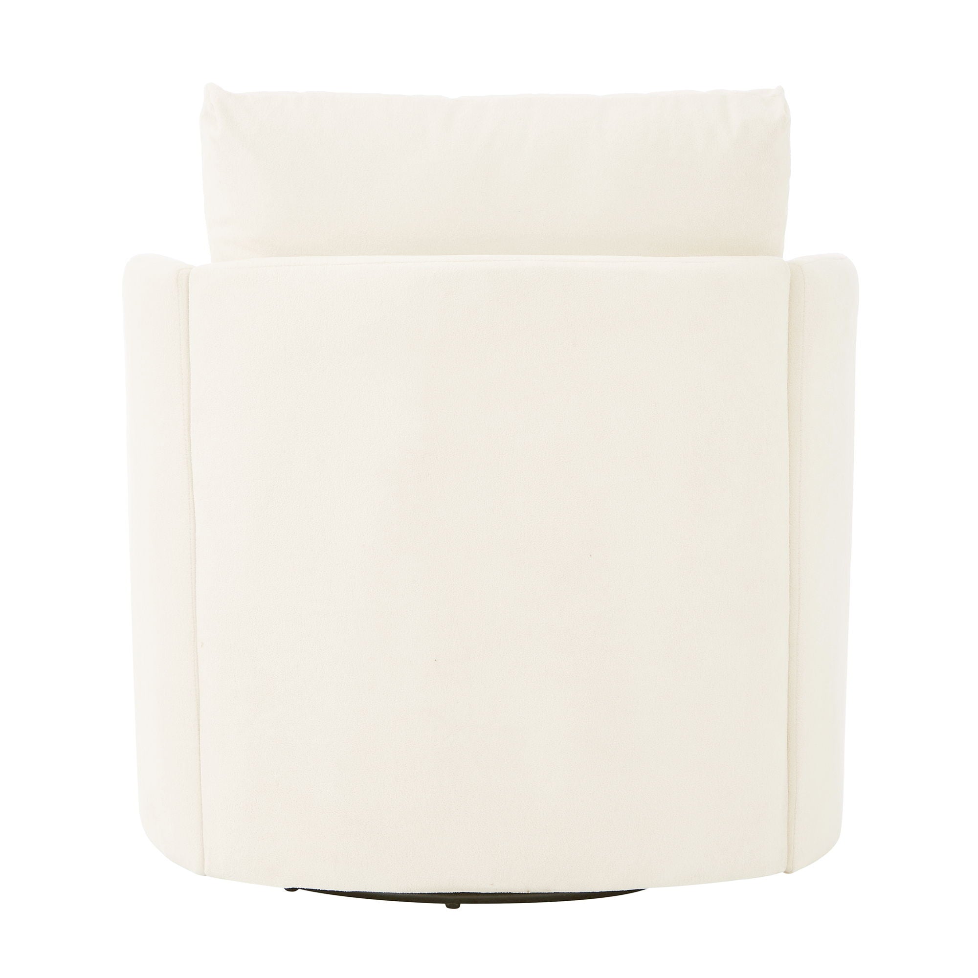 360° Modern Swivel Chair With Upholstered Curved Design