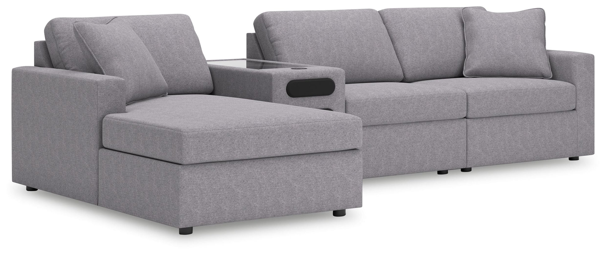Signature Design by Ashley® Modmax - Granite - Sectional | Meri Furniture