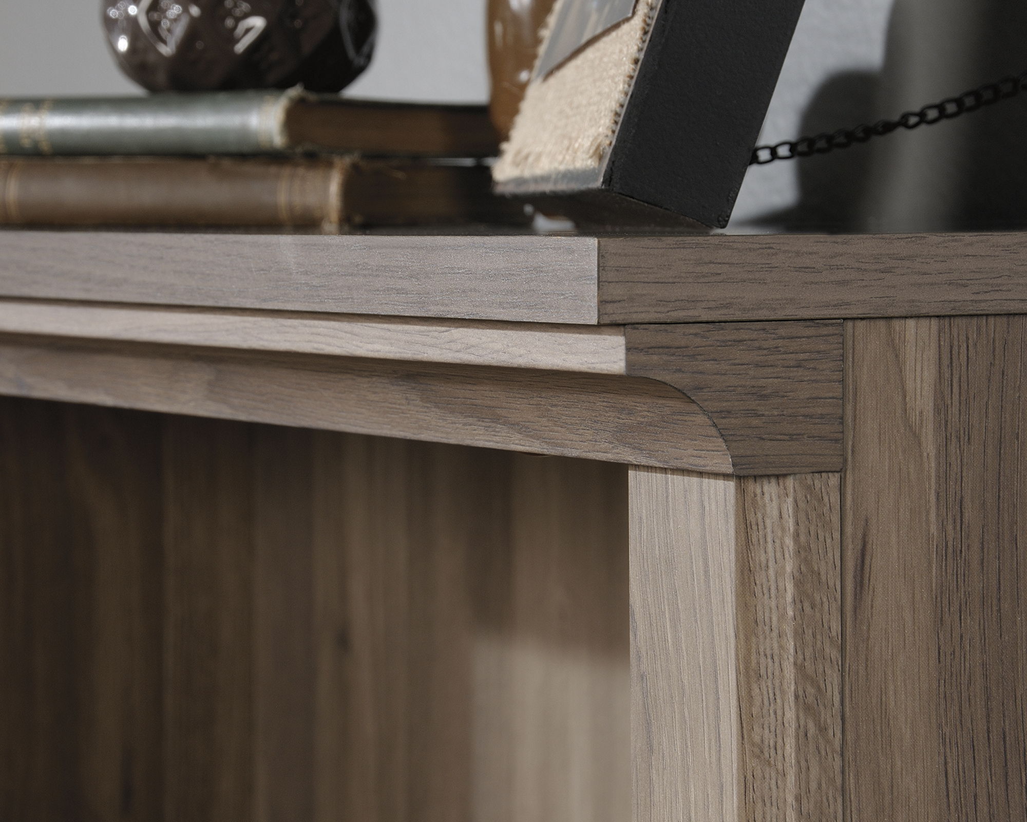 3-Shelf Bookcase Salt Oak