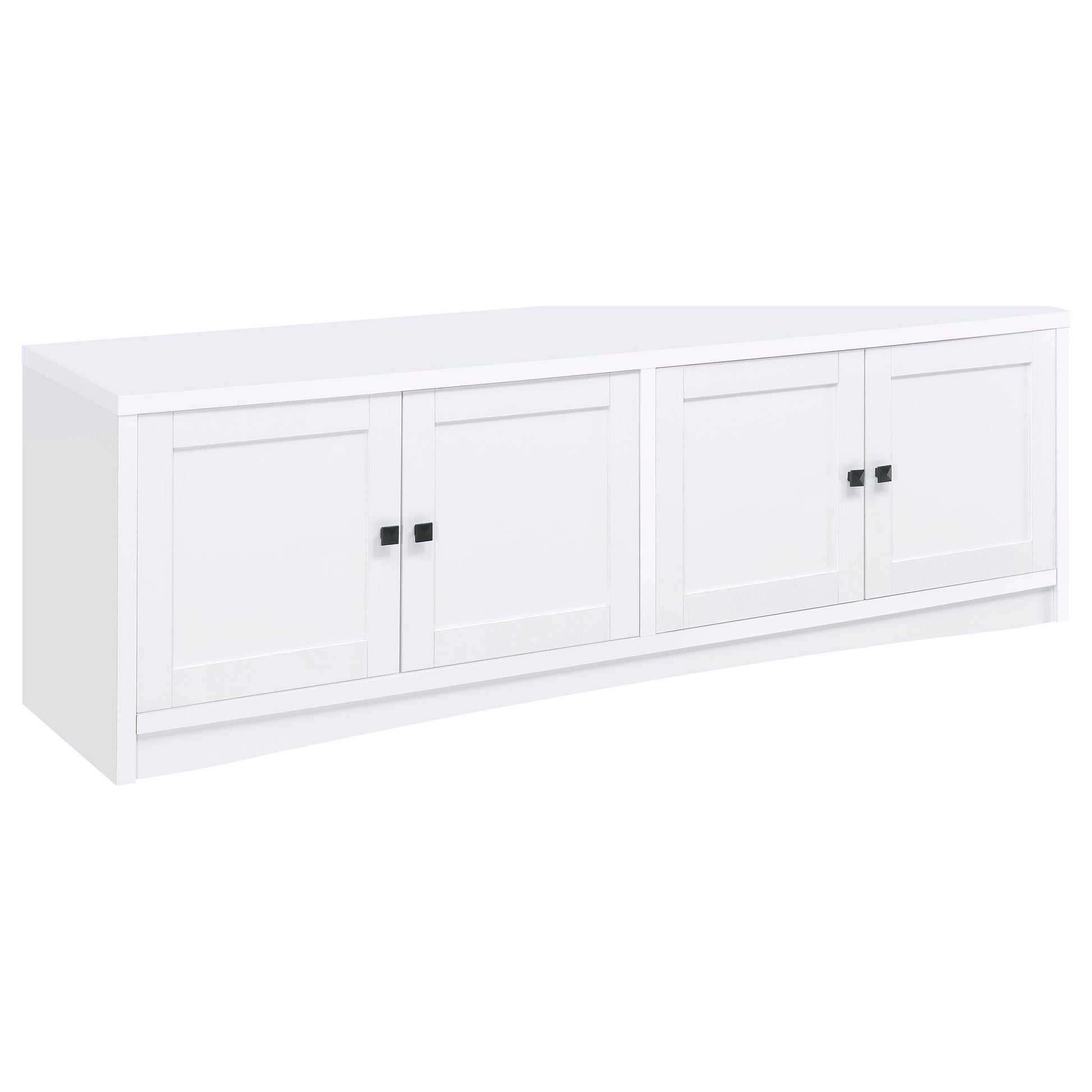 Coaster Fine Furniture Laughlin - 3-piece Entertainment Center TV Stand - White | Meri Furniture