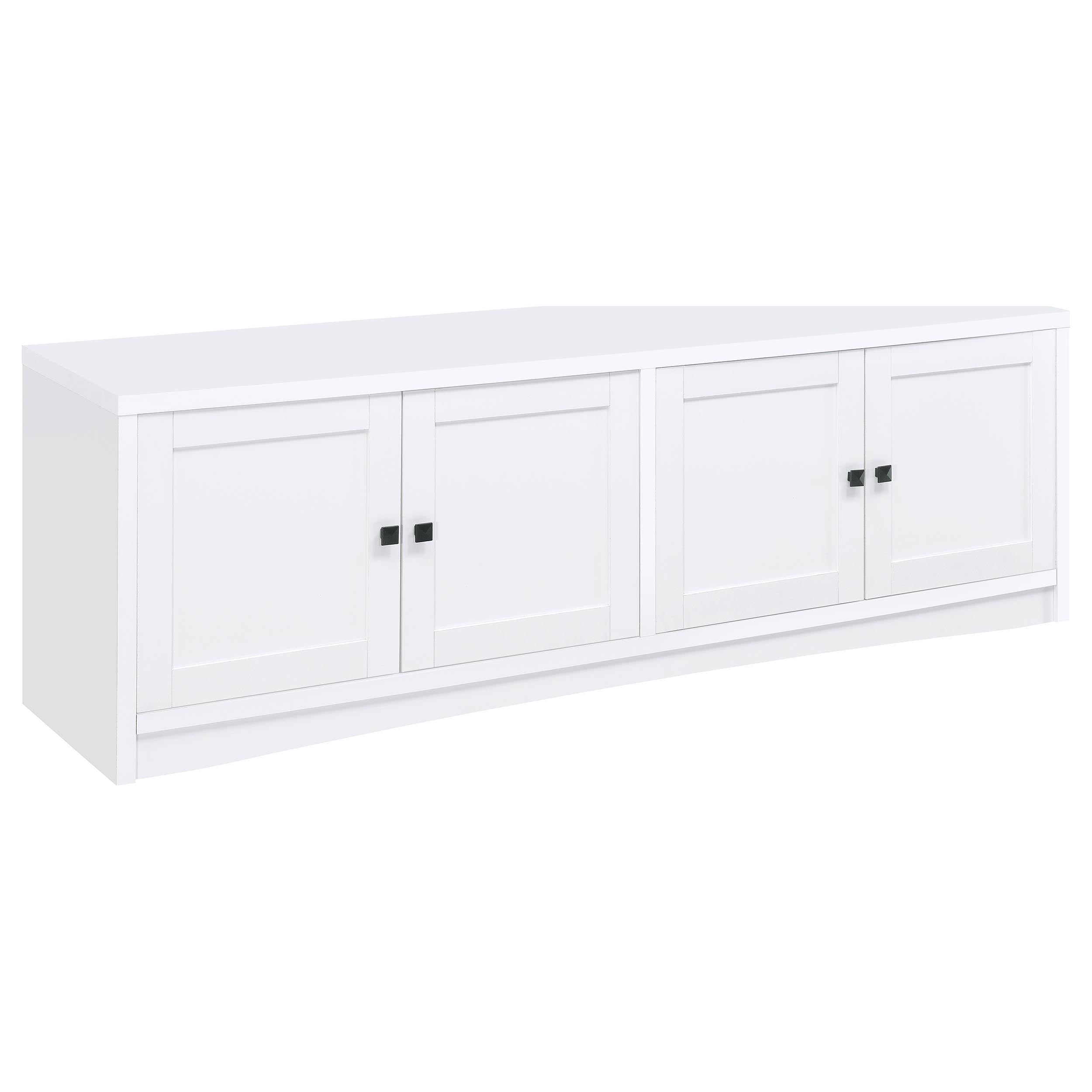 Coaster Fine Furniture Laughlin - 3-piece Entertainment Center TV Stand - White | Meri Furniture