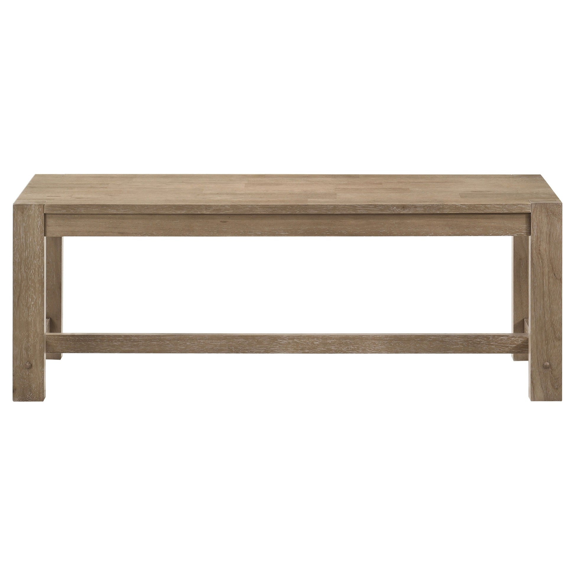 Coaster Fine Furniture Scottsdale - Wood Trestle Base Dining Bench - Washed Brown | Meri Furniture
