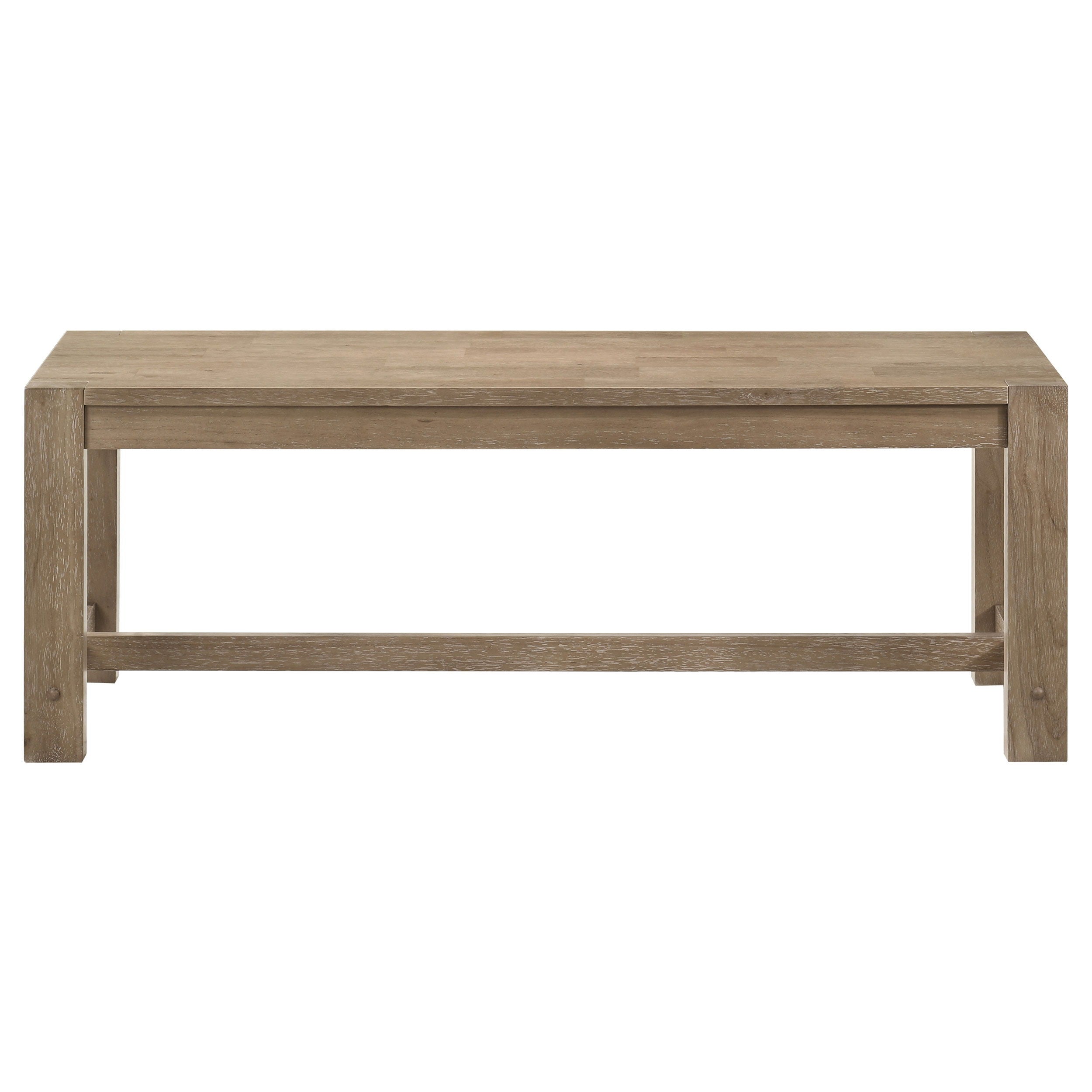 Coaster Fine Furniture Scottsdale - Wood Trestle Base Dining Bench - Washed Brown | Meri Furniture