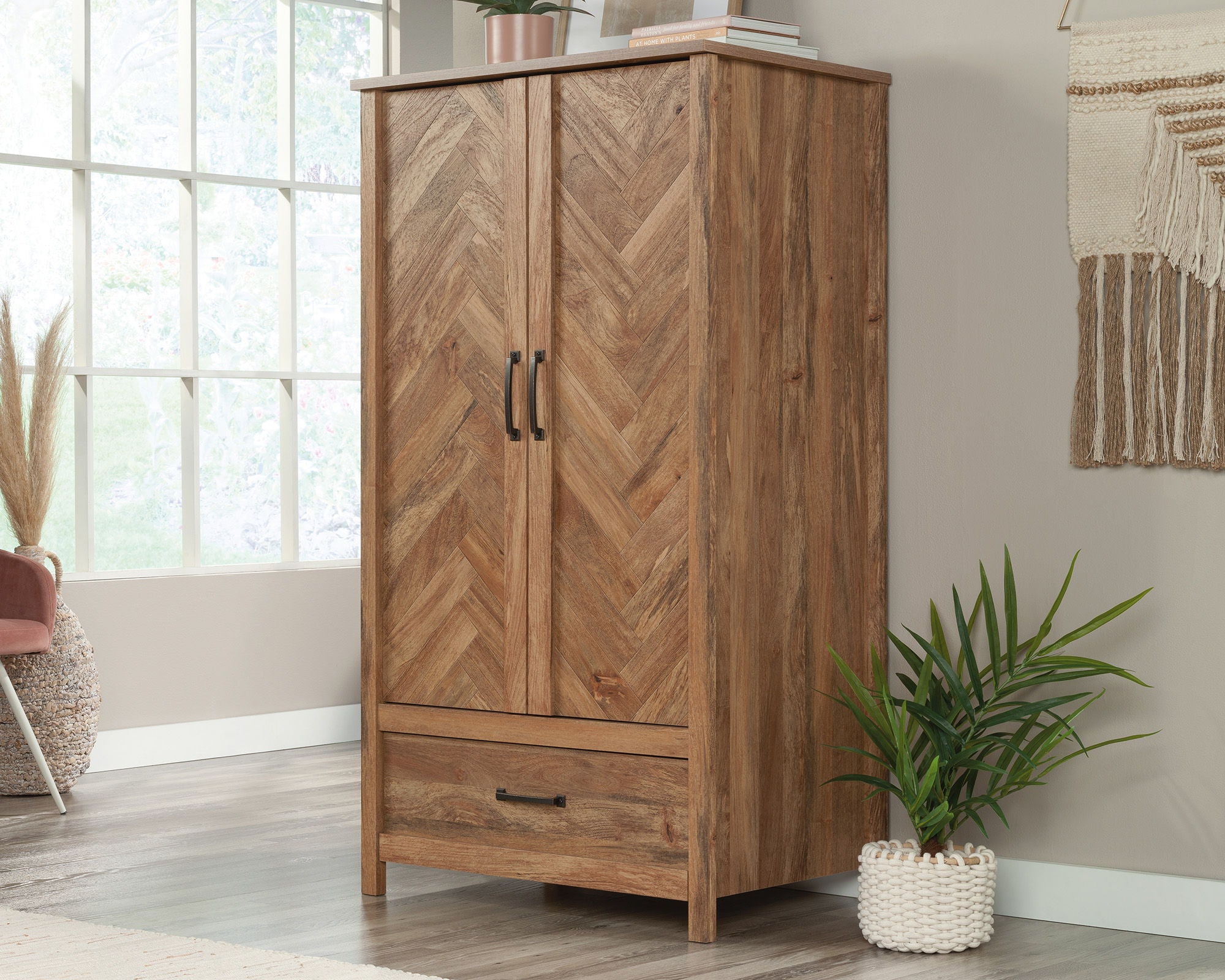 Wardrobe/Armoire Cabinet with Drawer