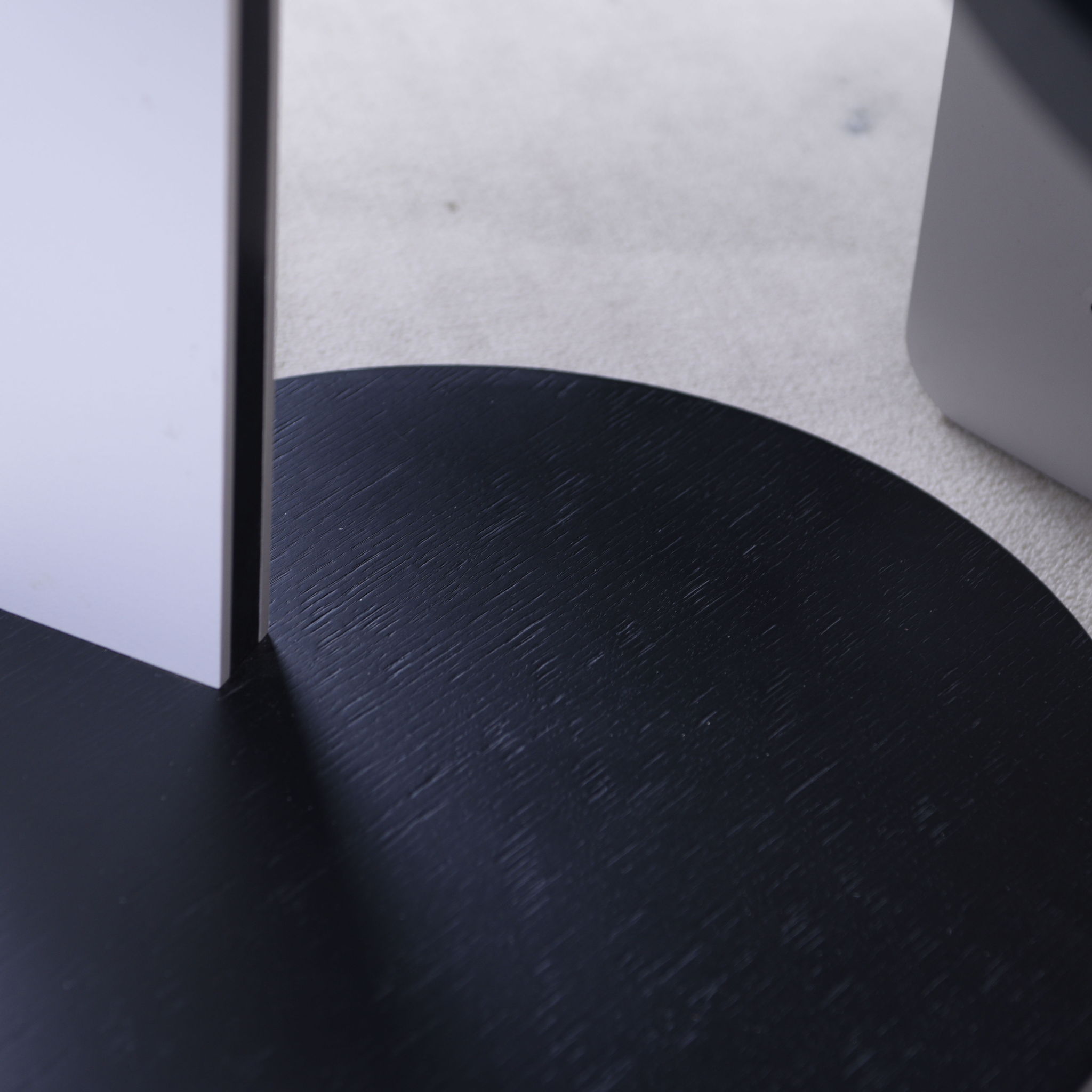 Round Coffee & End Table Set - Black