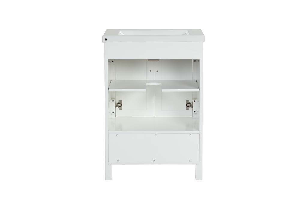ACME Mysie - Sink Cabinet - White Finish | Meri Furniture