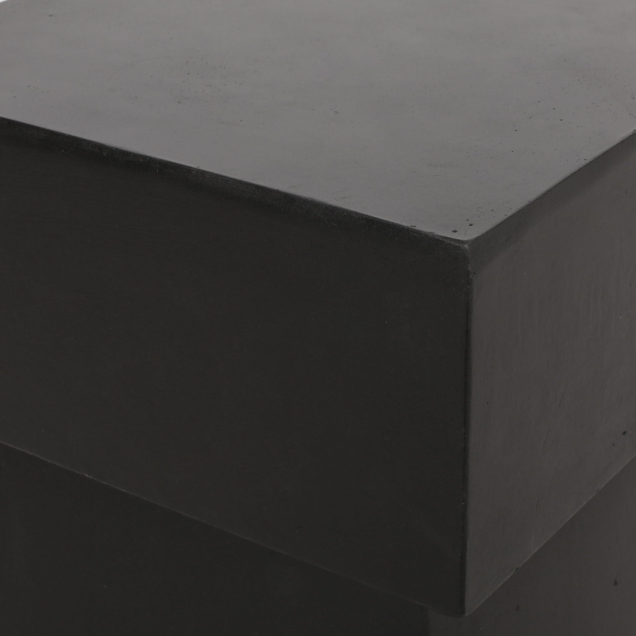 Outdoor Side Table, Patio End Table - Black