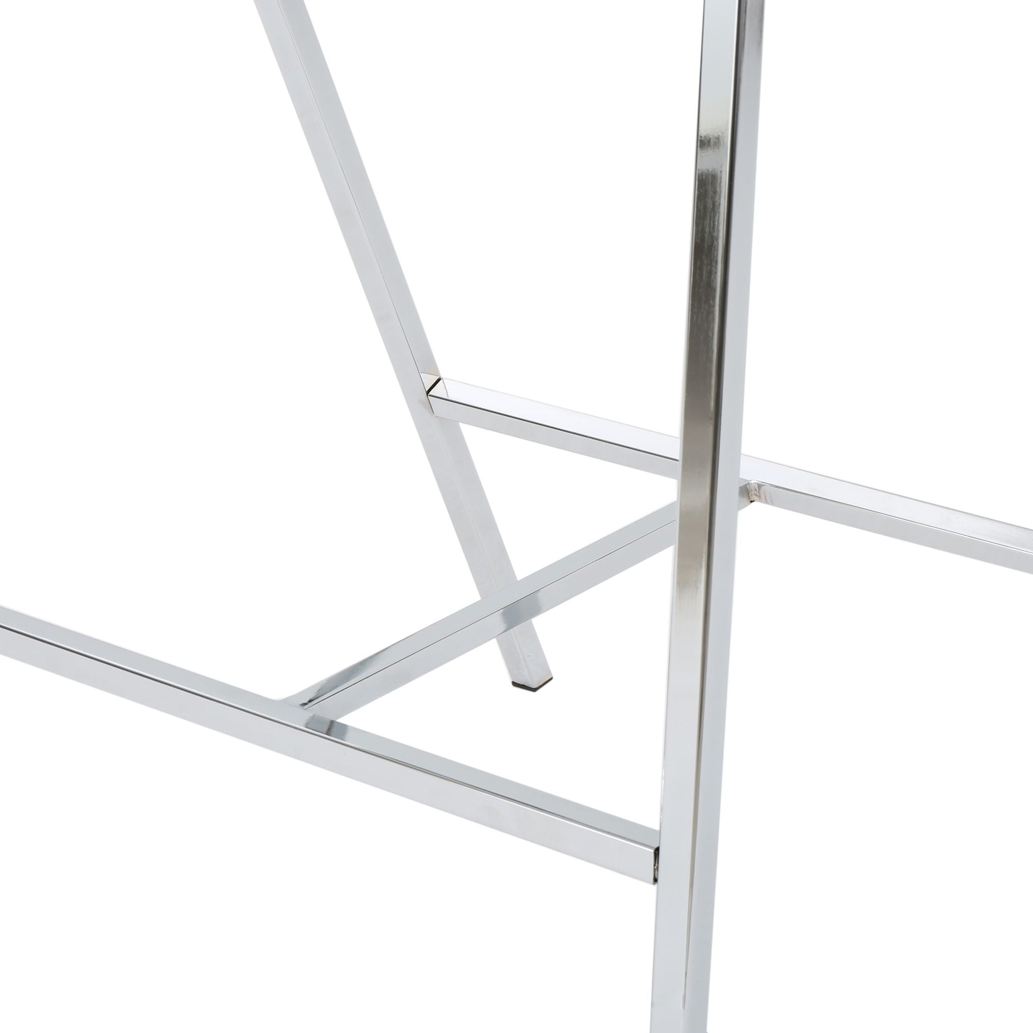 Modern Bar Stools With Low Back And Arms And Durable Metal Frame (Set of 2) - Ivory