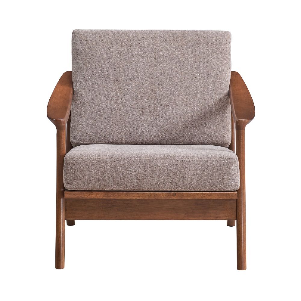 ACME Lide - Accent Chair - Light Brown & Brown | Meri Furniture