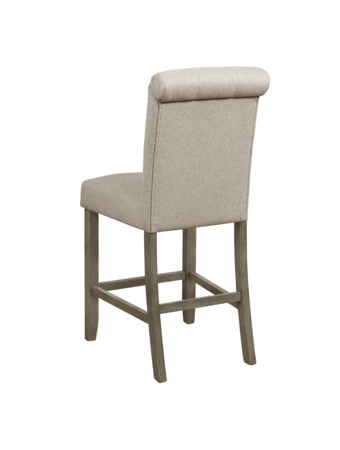 Coaster Fine Furniture Balboa - Fabric Upholstered Counter Chair (Set of 2) | Meri Furniture