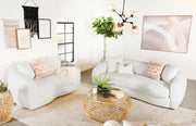 Coaster Fine Furniture Isabella - Faux Sheepskin Upholstered Sofa Set | Meri Furniture