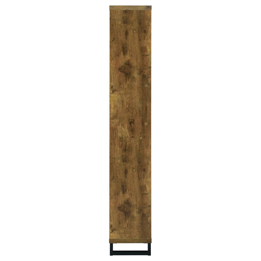 Coaster Fine Furniture Delwin - 6-Shelf Bookshelf - Rustic Nutmeg | Meri Furniture