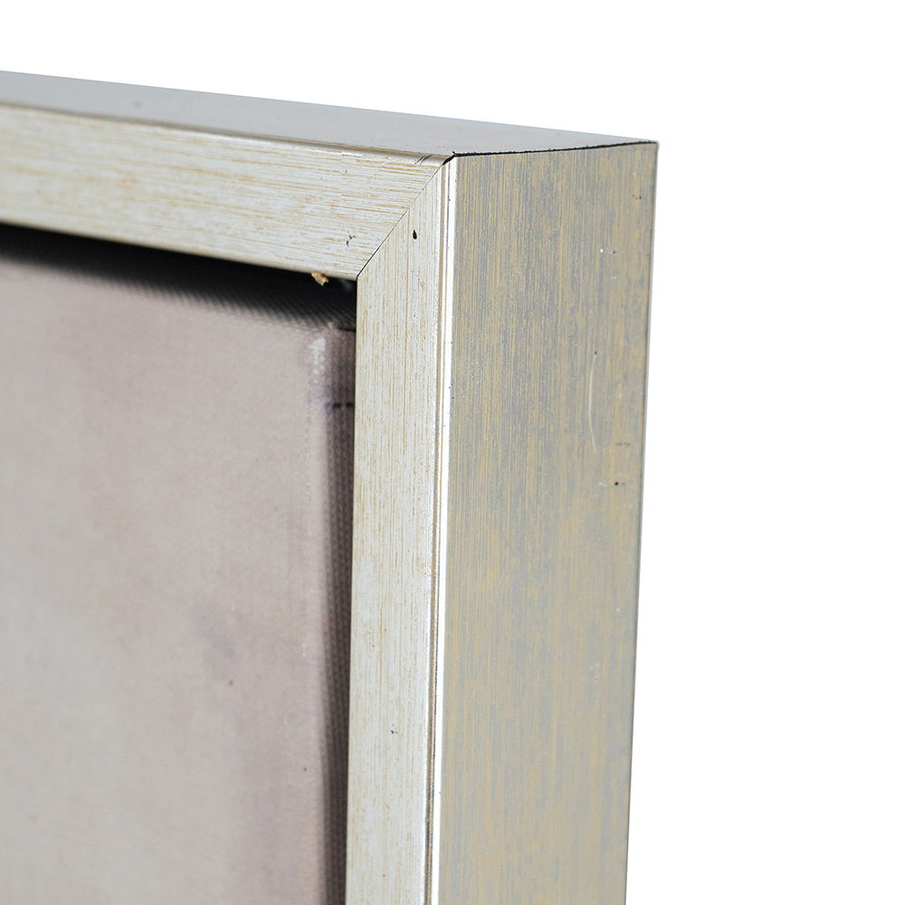 Modern Oil Painting, Square Framed Wall Art For Living Room Dining Room Office - Multicolor