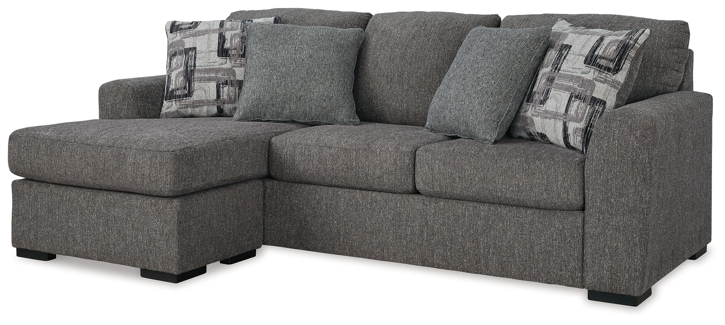 Signature Design by Ashley® Gardiner - Pewter - Sofa Chaise | Meri Furniture
