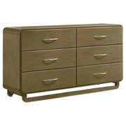 Coaster Fine Furniture Amsbury - 6-Drawer Dresser Cabinet - Nutmeg | Meri Furniture
