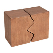 Rectangular Outdoor Indoor Accent Side Table (Set of 2)