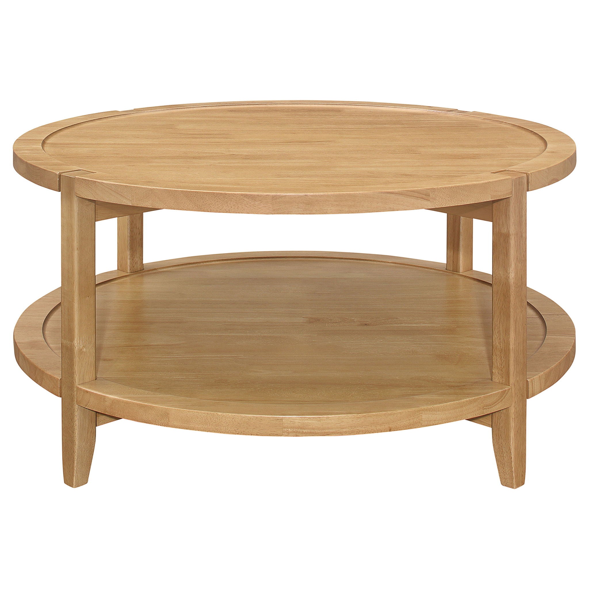 Isbell - Round Table With Storage Shelf